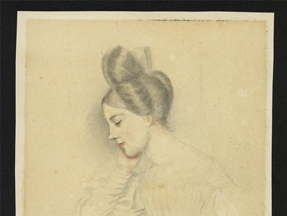 Isaac Wane Slater (1784-1836) Watercolour Painting Portrait Of A Lady 18316