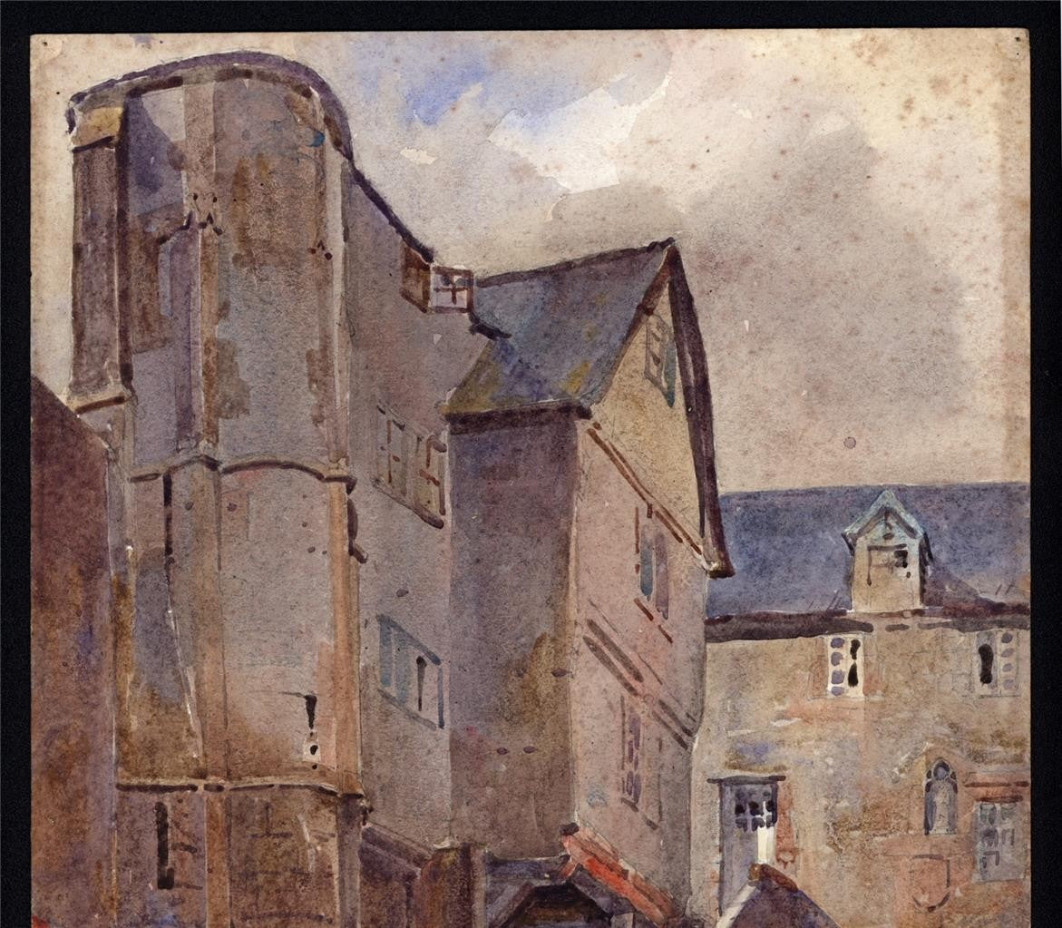 Alfred Crowdy Lovett (1862-1919) Watercolour Painting - Mont Saint-Michel France2