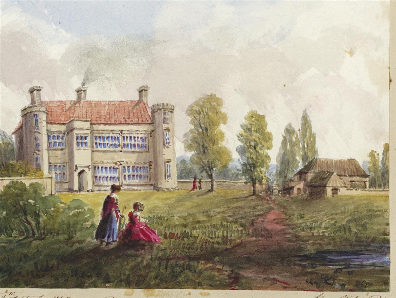 Mary Webster Watercolour Painting Glenleigh Glyndley? Near Eastbourne 18426