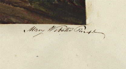 Mary Webster (1794-1883) - Watercolour Painting - Road Scene Eastbourne 18502