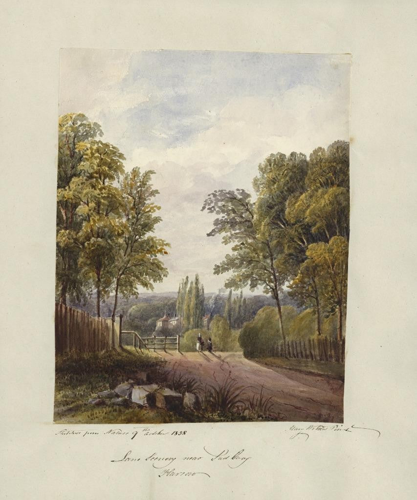 Mary Webster (1794-1883) Watercolour Painting - Harrow Near Sudbury London 18389