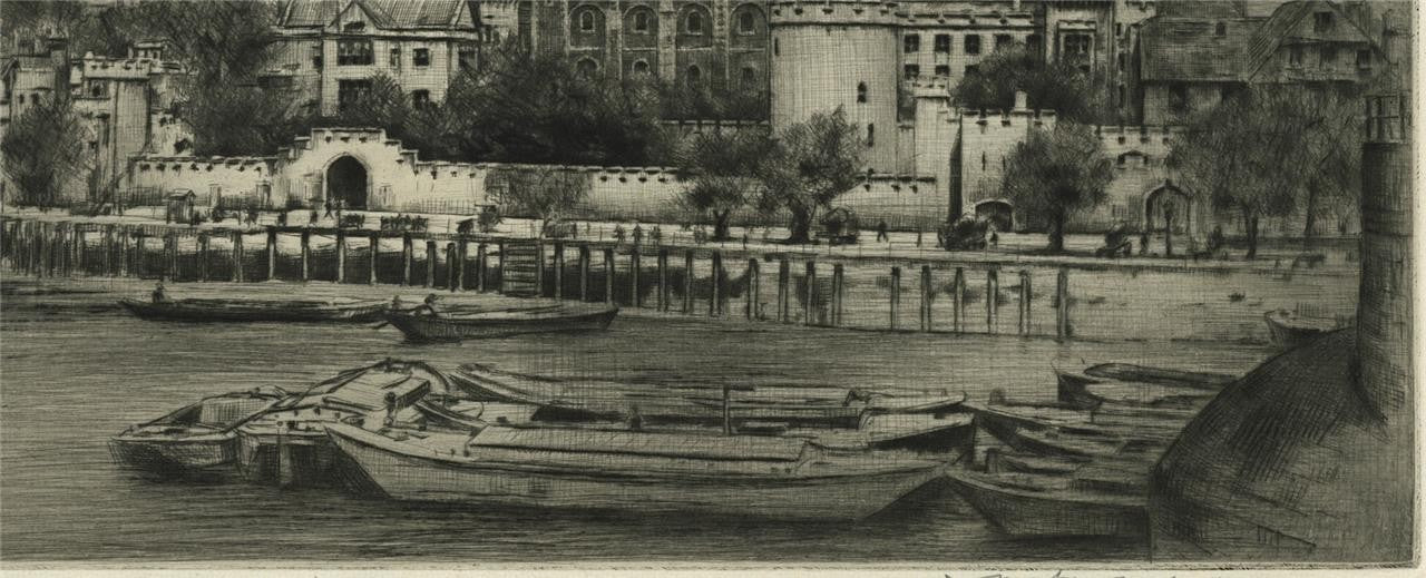 Mortimer Menpes (1855-1938) - Pencil Signed Etching - Tower Of London4
