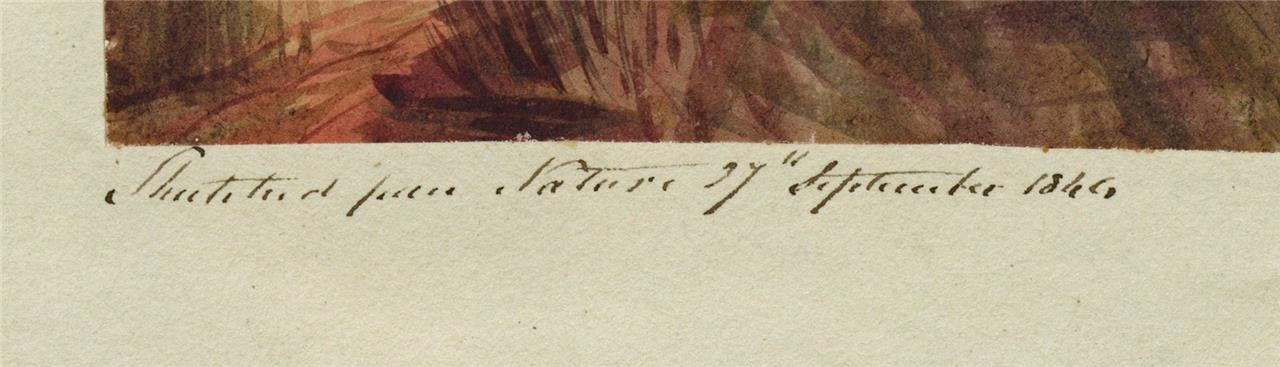 Mary Webster Watercolour Painting Herne Bay From The Downs - Kent - 19th Century3