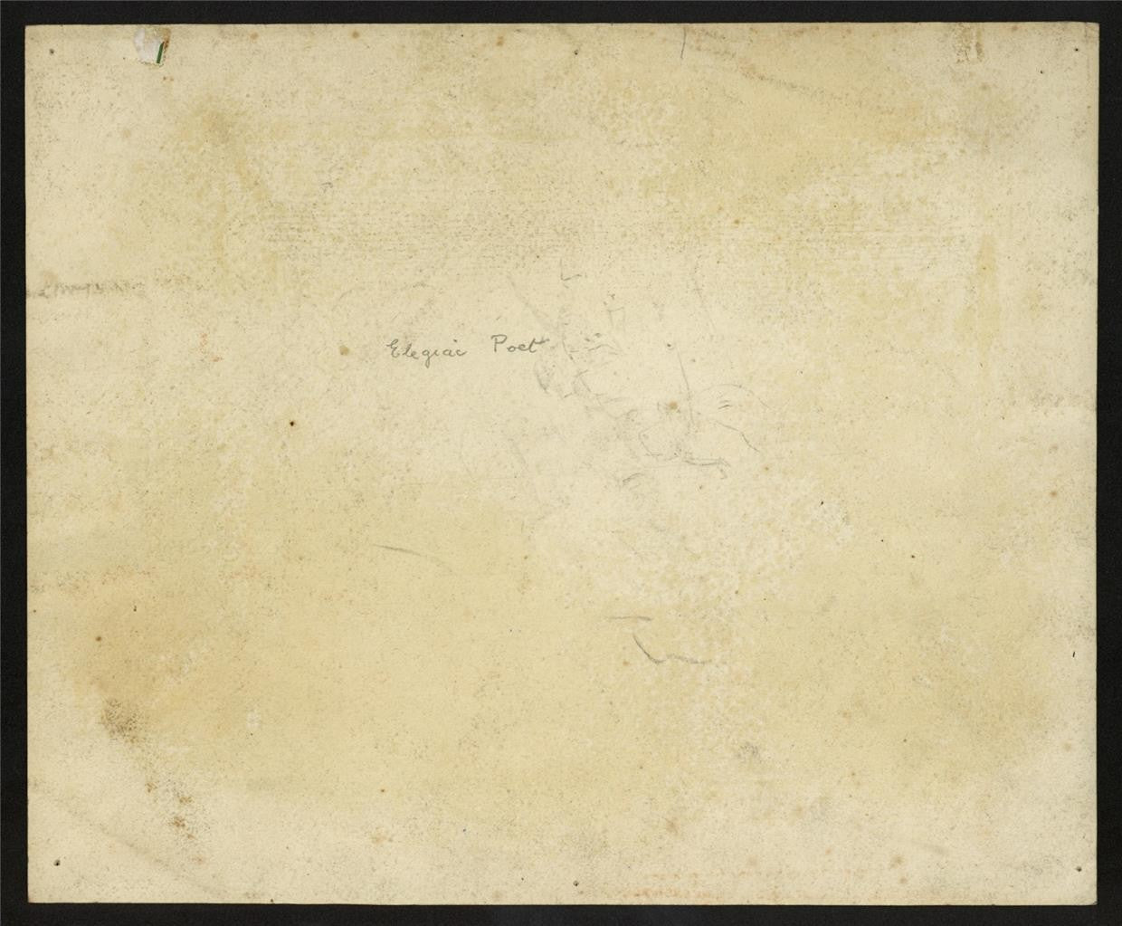 Cecil French (18791953) Pencil Drawing  Elegiac Poet6