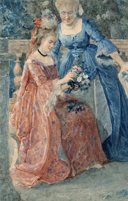 Luigi Maggiorani - Watercolour Painting - Rome / Roma Italy 1875 19th Century11