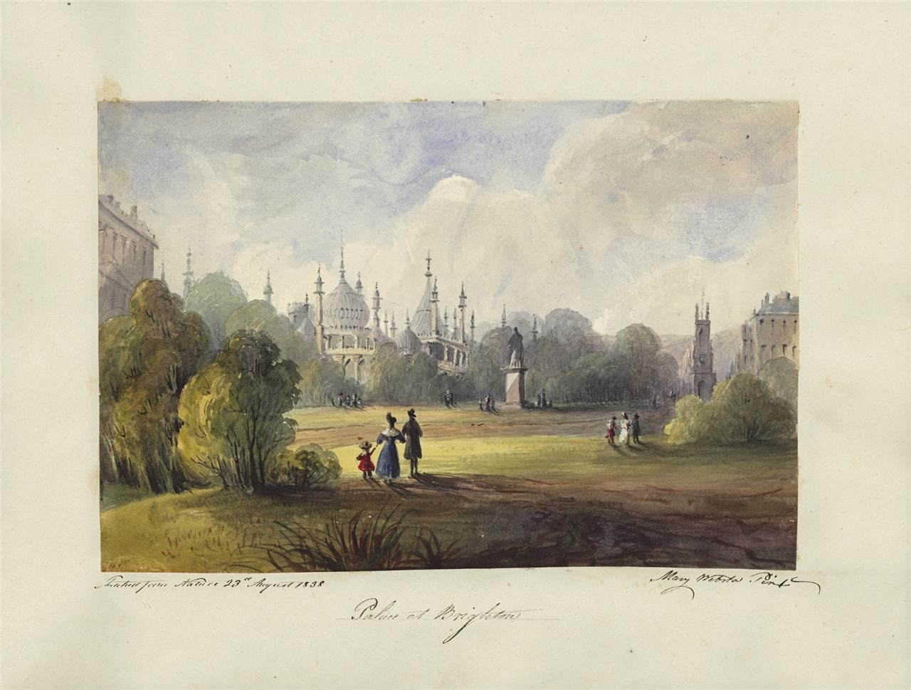 Mary Webster (1794-1883) - Watercolour Painting - Royal Pavilion Brighton 18387