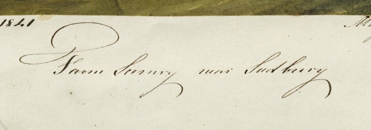 Mary Webster (1794-1883) Watercolour Painting - Farm Near Sudbury London 18414