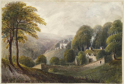 Mary Webster (1794-1883) Watercolour Painting Dowdeswell Near Cheltenham 18400