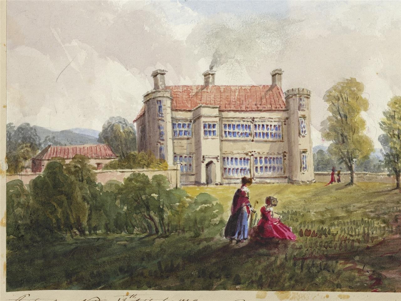 Mary Webster Watercolour Painting Glenleigh Glyndley? Near Eastbourne 18425