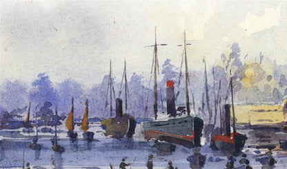 Arthur Herbert Hussey Watercolour Painting Saigon Ho Chi Minh City Vietnam 190810