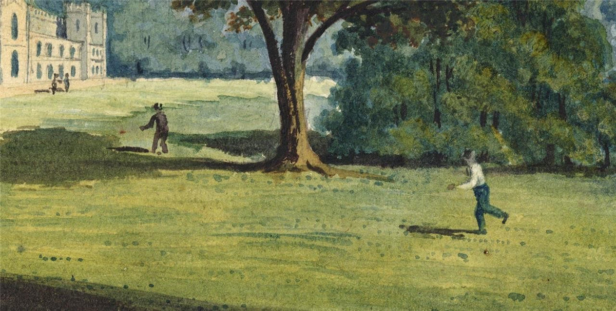James Wilcox (1778-1865) Watercolour Painting Lee Priory Littlebourne Kent 18185