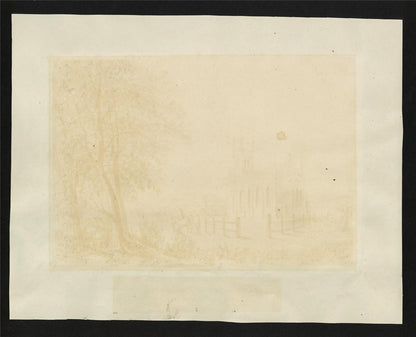 Mary Webster (1794-1883) Watercolour Painting Near Compton Place Eastbourne 18427