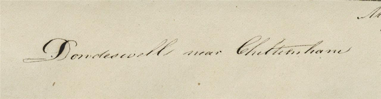 Mary Webster (1794-1883) Watercolour Painting Dowdeswell Near Cheltenham 18404