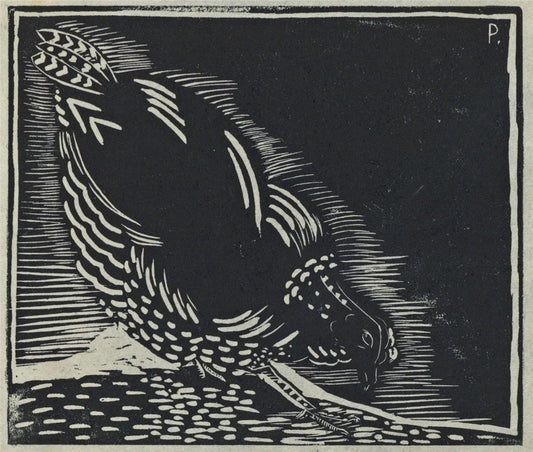 Phyllis Chilton Osborne - Pencil Signed Wood Engraving - Hen - 1931 - 21/1000