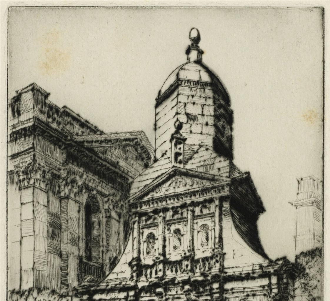 Cyril Edward Power (1872-1951) Pencil Signed Etching - Caius College Cambridge4