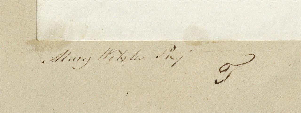 Mary Webster (1794-1883) Watercolour Painting Study Of The Roman Pavement Bignor2