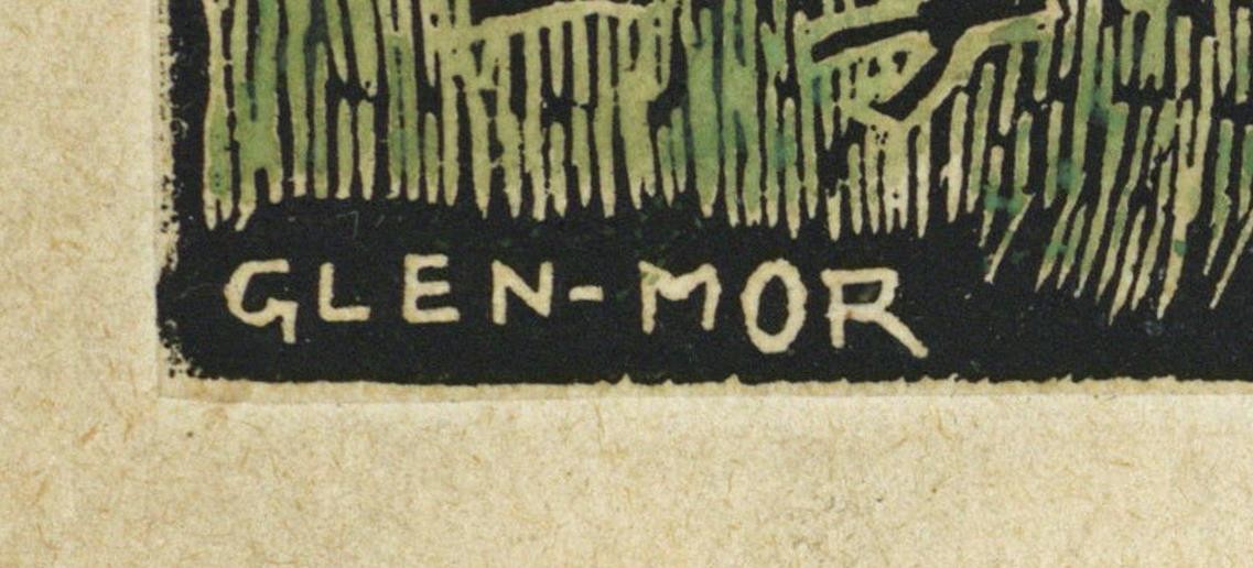 F Pissarro - Small Signed Woodcut - Glen-Mor 19174