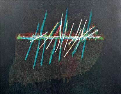 Robyn Denny (1930-2014) - Pencil Signed Woodblock - Blue Line - 1991 - 19/20