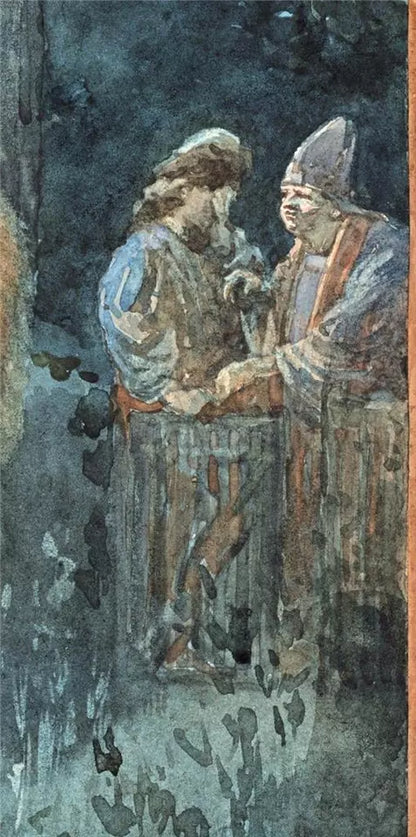 The Wild Swans Hans Andersen - Watercolour Painting - Pre-Raphaelite Style