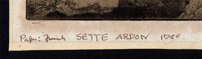 Sir William Russell Flint (1880-1969) - Signed Etching - A Dwelling in Aragon
