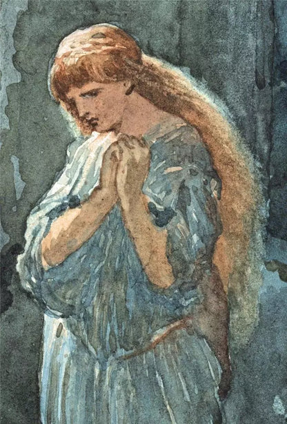 The Wild Swans Hans Andersen - Watercolour Painting - Pre-Raphaelite Style