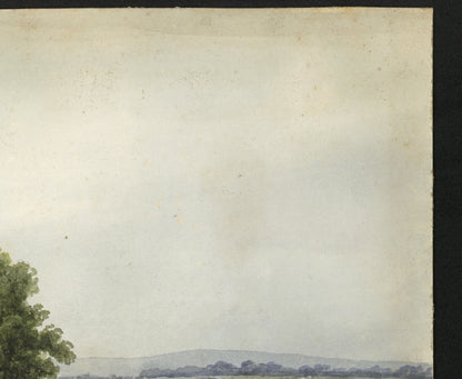 William Hubbard (1804-1870) - Watercolour Painting - Blind Lane Chapel Hill Kent