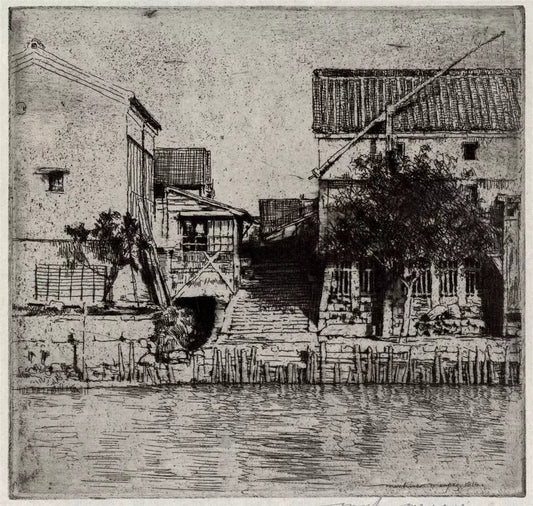 Mortimer Luddington Menpes - Pencil Signed Etching - Mandalay - Burma - Myanmar