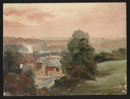John Louis Petit (1801-1868) Watercolour Painting - Bumblekyte, Staffordshire - 19th Century