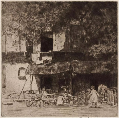 Mortimer Luddington Menpes (1855-1938) - Pencil Signed Etching - At Jeypore - India