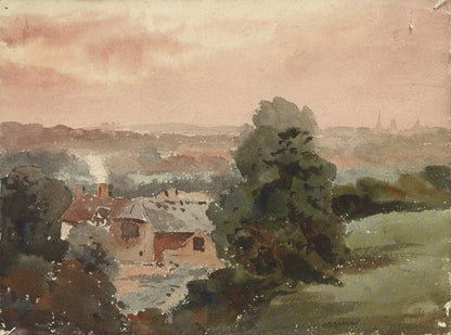 John Louis Petit (1801-1868) Watercolour Painting - Bumblekyte, Staffordshire - 19th Century
