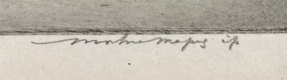 Mortimer Luddington Menpes (1855-1938) - Pencil Signed Etching - Warwick Castle