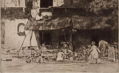Mortimer Luddington Menpes (1855-1938) - Pencil Signed Etching - At Jeypore - India