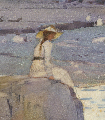 Fred Appleyard (1874-1963) Watercolour Painting - Coastal Landscape