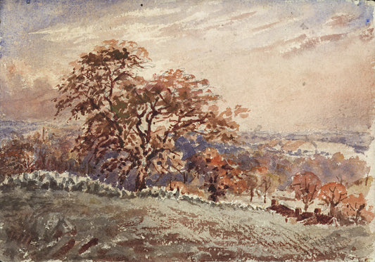 Circle of Petit - Watercolour Painting - At Brambles - 19th Century