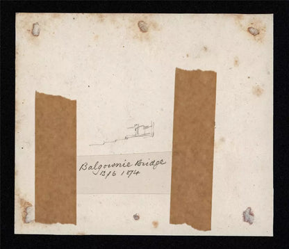 Brig o' Balgownie Aberdeen Scotland 1874 - Watercolour Painting - Algerina Peckover (1841-1927)