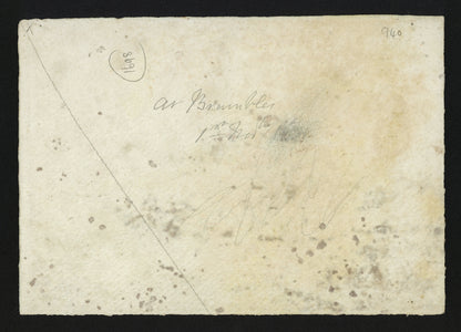 Circle of Petit - Watercolour Painting - At Brambles - 19th Century
