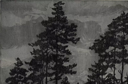 Olaf Abrahamsen Willums (1886-1967) Signed Etching - 1914 Kirke Skagen - Church In Landscape