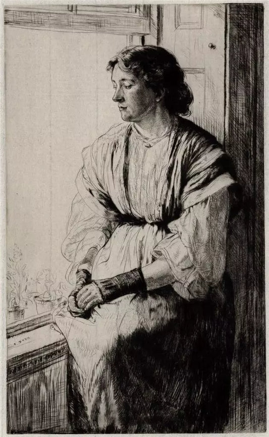 Francis Dodd R.A. (1874-1949) - Signed Etching - Hester - Portrait - 1908