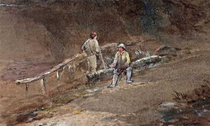 Edward Tucker (1825-1909) Watercolour Painting - Barden Tower Wharfedale Yorkshire