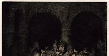 Mortimer Luddington Menpes (1855-1938) - Pencil Signed Etching - Mexican Women